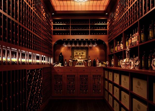 香蜜湖9号大院私家豪宅酒窖设计